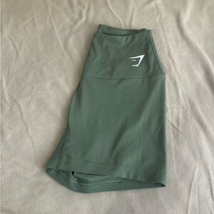 Gymshark Olive Skirt with Logo